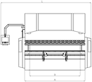 Hydraulic press brake B serie - Bending force up to 320 ton