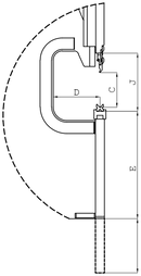Hydraulic press brake B serie - Bending force up to 320 ton